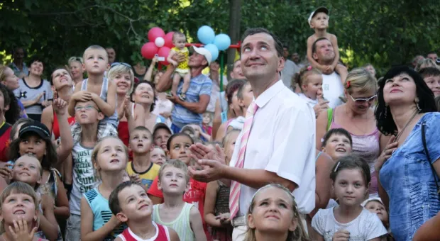 Детвору Камышовой бухты порадовали открытием детской площадки