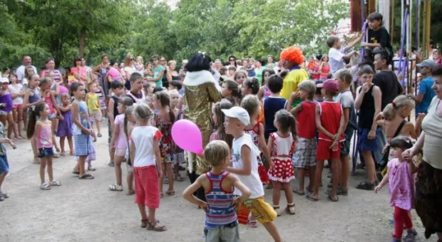 В Гагаринском районе появилась новая детская площадка