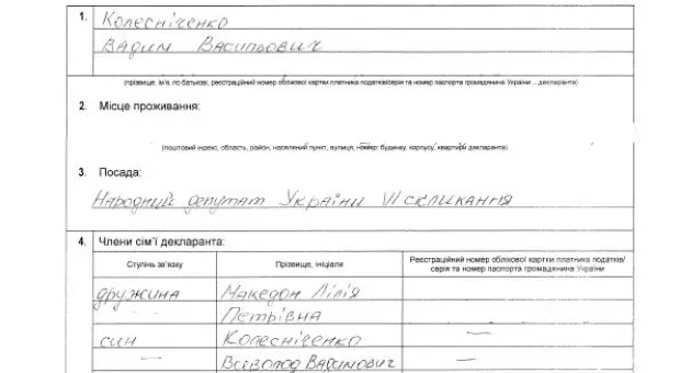 Народный контроль: судя по декларации, Вадим Колесниченко живет в страшном сне героя «Бриллиантовой руки» — на одну зарплату, поэтому не отказывается от матпомощи