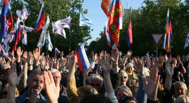 Акция в поддержку Ю. М. Лужкова