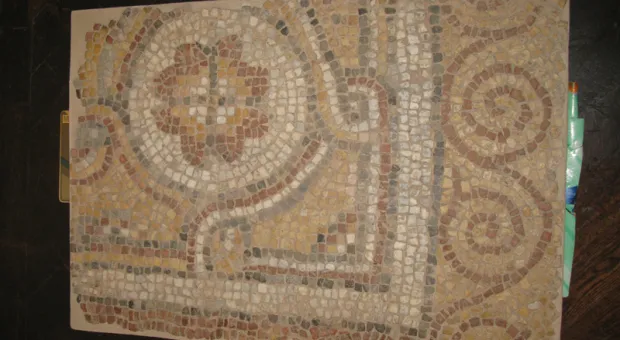 Часть экспозиции Херсонеса - на Красной площади в Москве