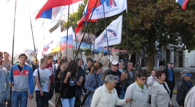 В Севастополе День народного единства пророссийские силы впервые отметили вместе