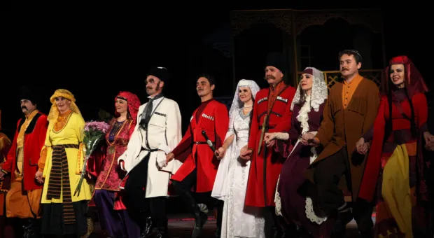 Музыкальный водевиль «Ханума» впервые прошел на сцене УКИЦ