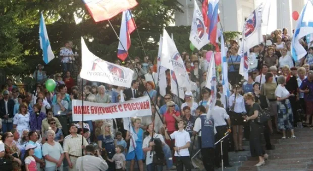 Севастопольцы восторженно встретили Екатерину II(фото и видео) Севастопольцы восторженно встретили Екатерину II(фото и видео)