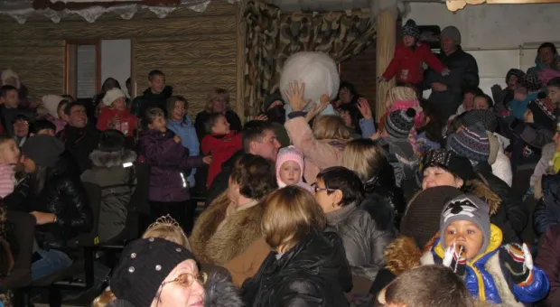 В детском городке «Лукоморье» открыли Южную резиденцию Деда Мороза