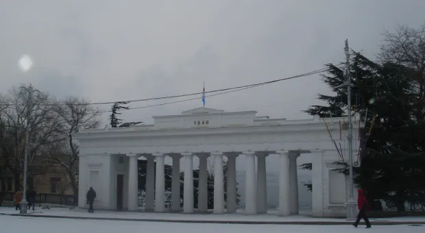 9 января. Первый севастопольский снежок