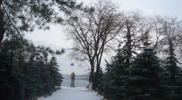 9 января. Первый севастопольский снежок