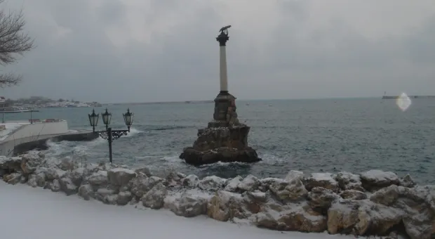 9 января. Первый севастопольский снежок