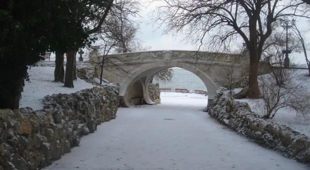 9 января. Первый севастопольский снежок