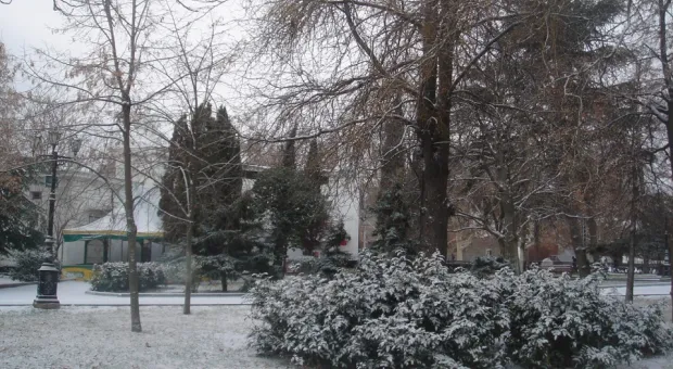 9 января. Первый севастопольский снежок