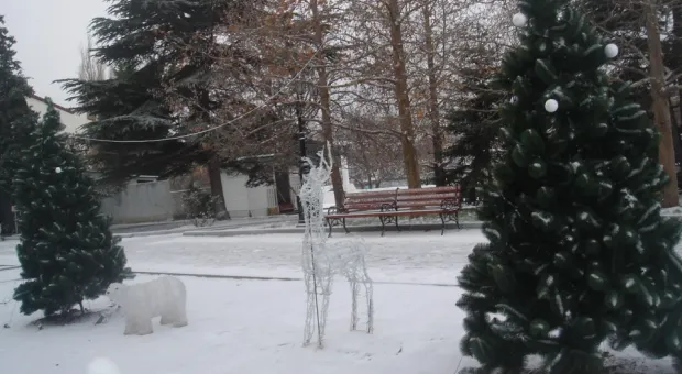 9 января. Первый севастопольский снежок