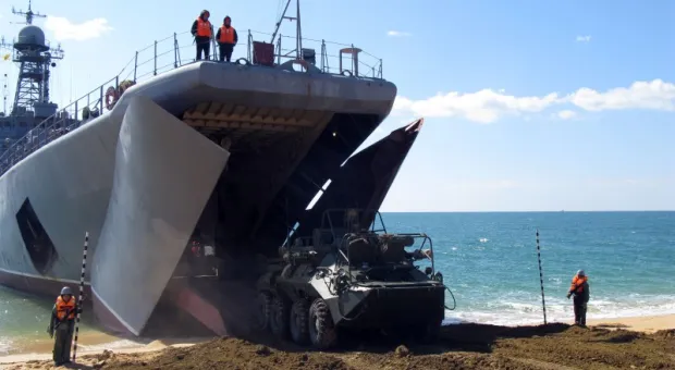 У морских пехотинцев ЧФ начался полевой выход