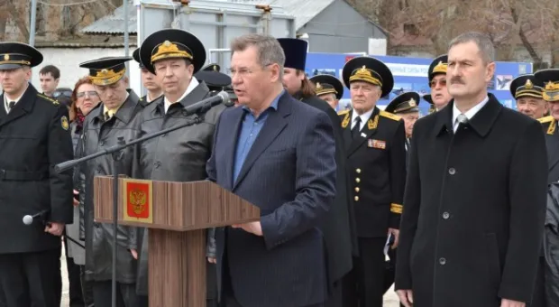 В Севастополе торжественно встретили корабли и суда, принимавшие участие в учении Черноморского флота