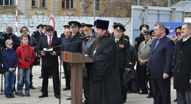 В Севастополе торжественно встретили корабли и суда, принимавшие участие в учении Черноморского флота
