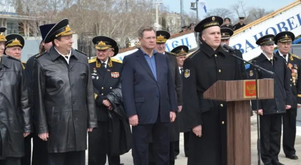 В Севастополе торжественно встретили корабли и суда, принимавшие участие в учении Черноморского флота