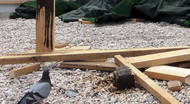 Сход на пляже Парка Победы. Суббота. Сносы продолжились демонтажами. Хроника событий через беспристрастный объектив.