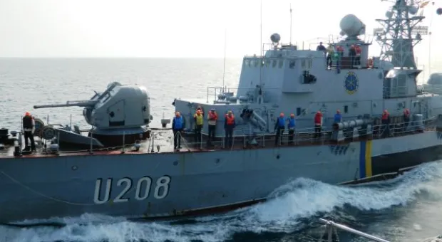 Корветы «Тернополь» и «Хмельницкий» во взаимодействии с морской авиацией в Чёрном море отработали ряд учебно-боевых задач