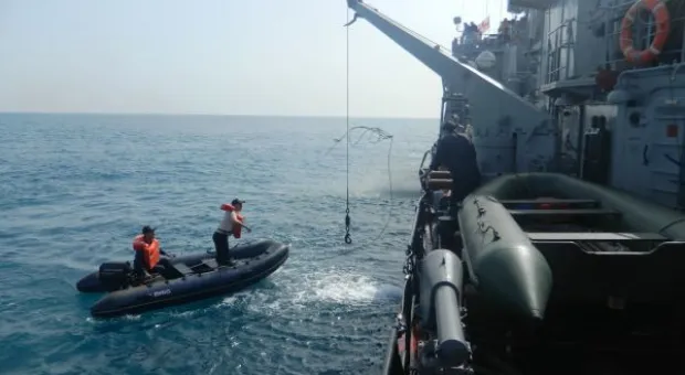 Корветы «Тернополь» и «Хмельницкий» во взаимодействии с морской авиацией в Чёрном море отработали ряд учебно-боевых задач