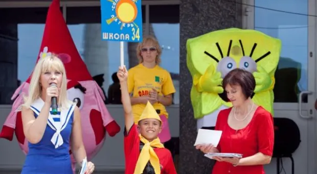 В УКИЦ рисовали любимый город и салютовали 230-ю воздушными шарами