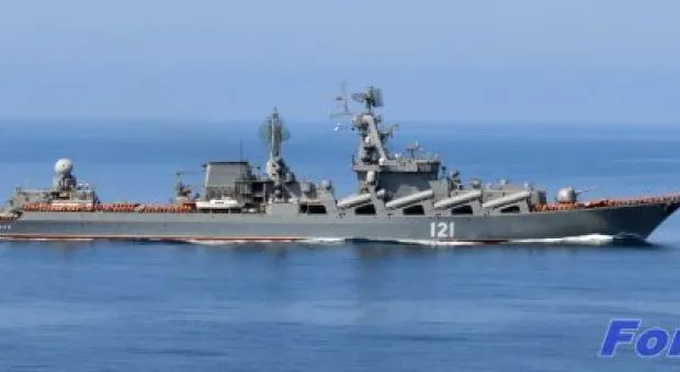 Флагман Черноморского флота гвардейский ракетный крейсер «Москва» ушел в океанский поход Флагман Черноморского флота гвардейский ракетный крейсер «Москва» ушел в океанский поход