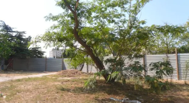 Война с жителями Севастополя разгорается. Очередной забор в сквере на «Лётчиках»