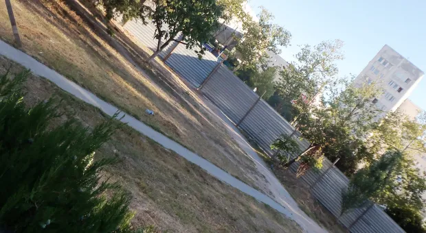 Крестовая отвёртка – главное оружие против уплотнительной застройки. В Севастополе жители разобрали очередной строительный забор