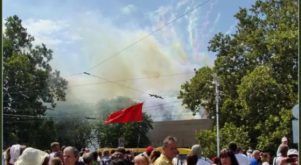 Русских мотоциклистов из Севастополя торжественно проводили в Волгоград. Как это было