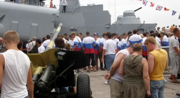 Севастопольцы поздравили ВМСУ с праздником. По своему.