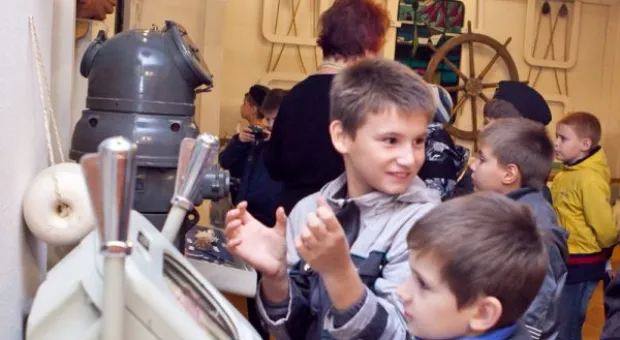 Воспитанники детской морской флотилии Севастополя побывали в «музее рыбацкой славы»