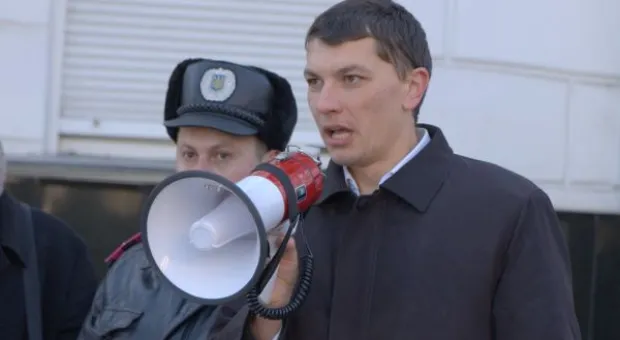 В Севастополе милиция митинговала у милиции против коррупции в милиции
