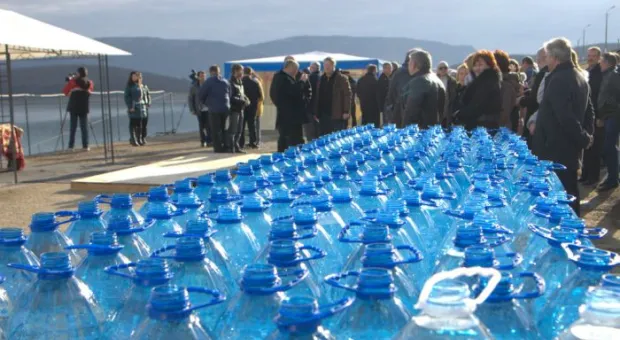 В праздник Крещения в Чернореченском водохранилище обновились воды