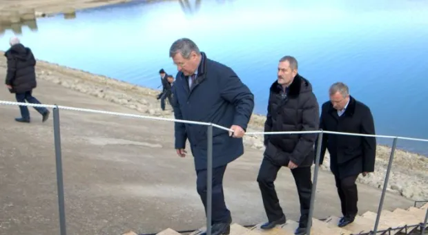В праздник Крещения в Чернореченском водохранилище обновились воды