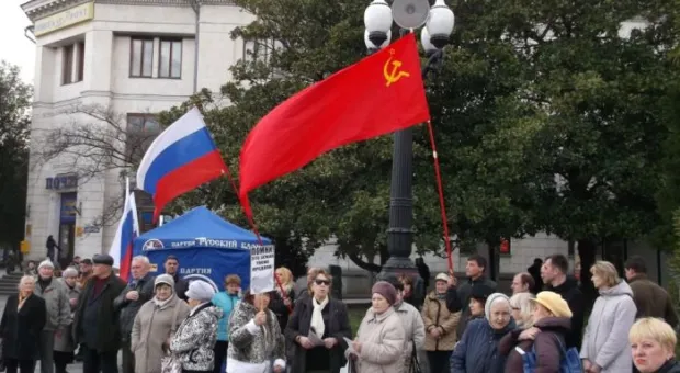 В Ялте состоялся авто-мотопробег, посвящённый предстоящему референдуму