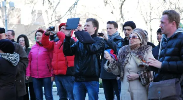 В Севастополе сняты государственные символы Украины и поднят государственный флаг России