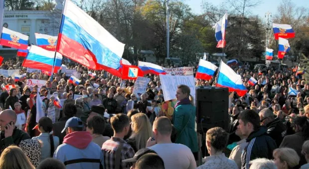 В Севастополе состоялся митинг в поддержку Юго-Востока Украины
