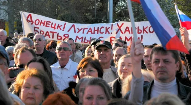 В Севастополе состоялся митинг в поддержку Юго-Востока Украины