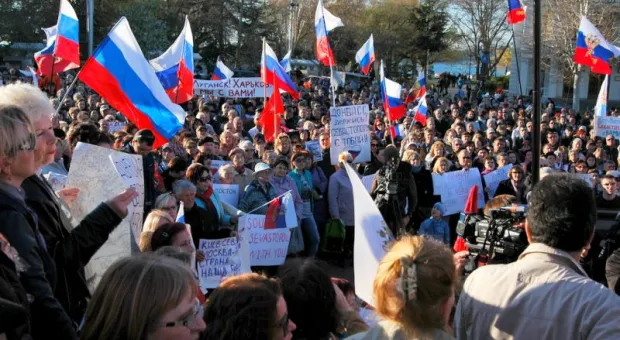 В Севастополе состоялся митинг в поддержку Юго-Востока Украины