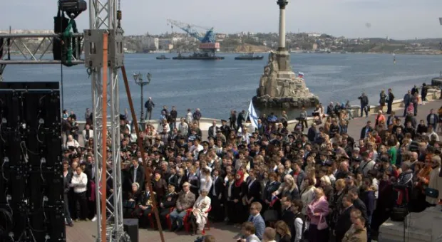 Прямой эфир с Владимиром Путиным взгляд из Севастополя ― фоторепортаж