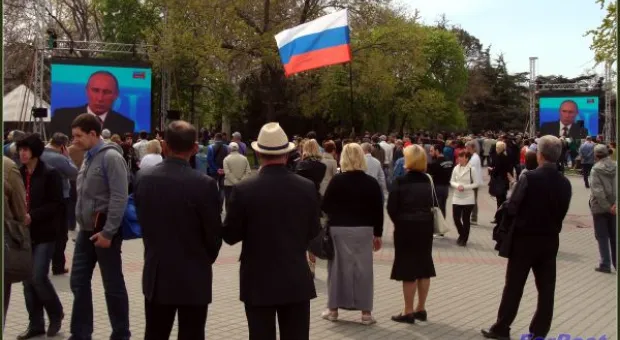 Прямой эфир с Владимиром Путиным взгляд из Севастополя ― фоторепортаж