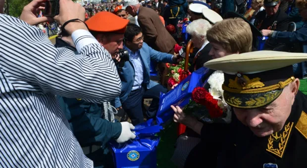 В Севастополе впервые прошла акция "МЧС России – воинам-освободителям"