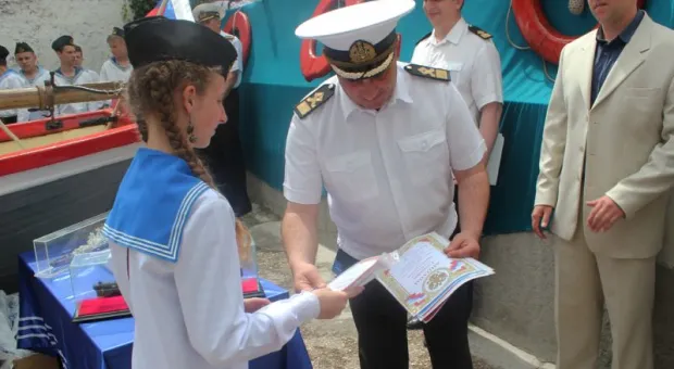 В Севастопольской детской морской флотилии состоялся 46-й торжественный выпуск воспитанников