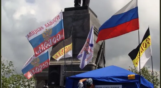 Митинг в поддержку жителей Юго-Востока Украины в Севастополе. Часть 1. Долг платежом красен