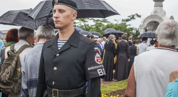 В Парке Победы открыт Мемориал защитникам, павшим и пропавшим без вести при освобождении Севастополя в годы войны