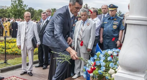 В Парке Победы открыт Мемориал защитникам, павшим и пропавшим без вести при освобождении Севастополя в годы войны