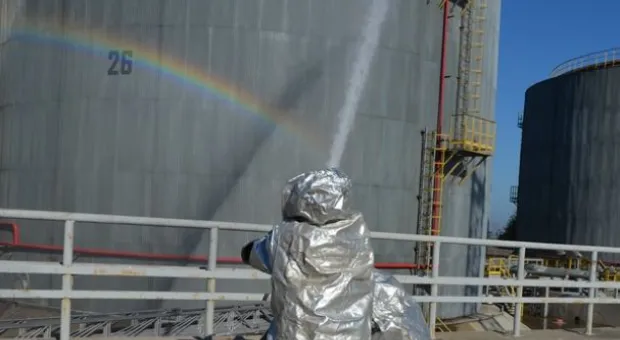 В Севастополе прошли масштабные учения на нефтебазе