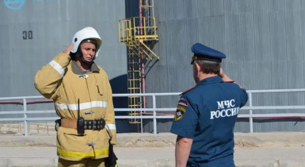 В Севастополе прошли масштабные учения на нефтебазе