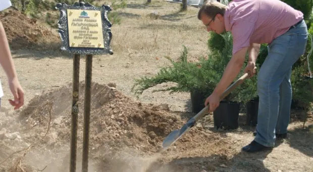 В парке Победы Севастополя заложили «Гагаринский сад» и презентовали «Аллею России»