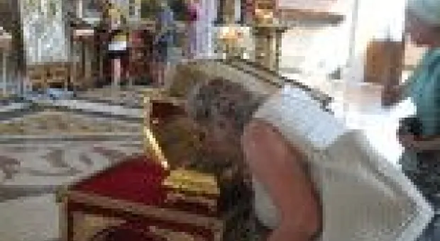 Частица мощей святителя Феофана Затворника открыта для поклонения в Свято-Владимирском соборе в Херсонесе