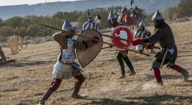 На знаменитых Федюхиных высотах в Севастополе проходит Крымский военно-исторический фестиваль