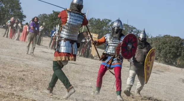 На знаменитых Федюхиных высотах в Севастополе проходит Крымский военно-исторический фестиваль